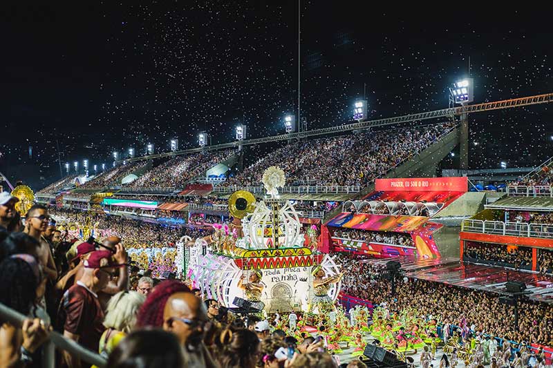 carnival samba parade bleachers
